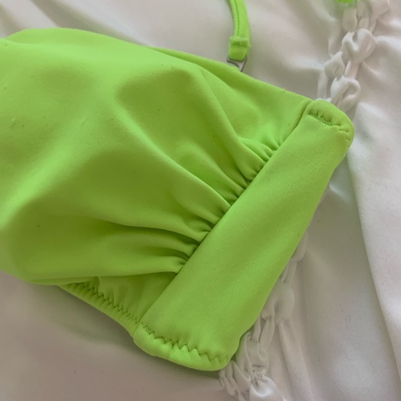 Victoria’s Secret | Neon Green Bandeau Bikini Top - Picture 3 of 8